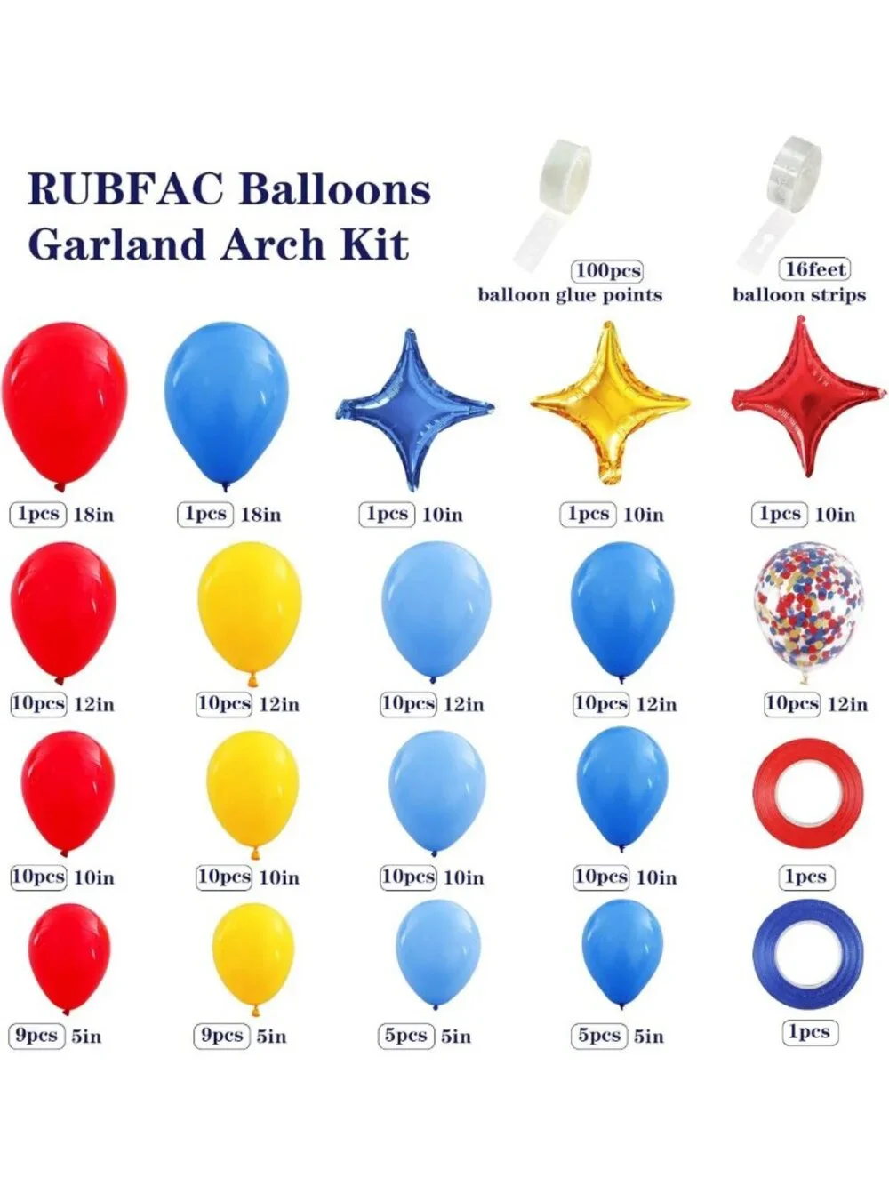 720pcs Pennant Banner Flags & 120pcs Balloon Garland Kit for Carnival Party